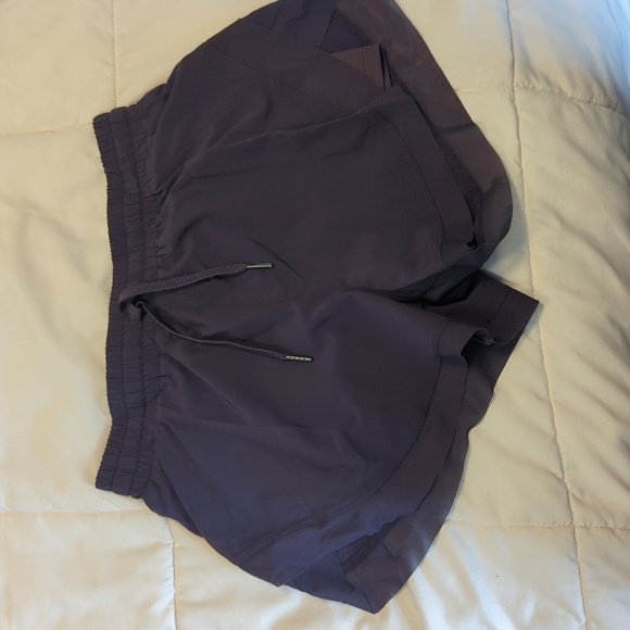 NWT HALARA Navy Cosmos Mid Rise 2-in-1 Flowy Running Shorts 3'', US S - Picture 1 of 7